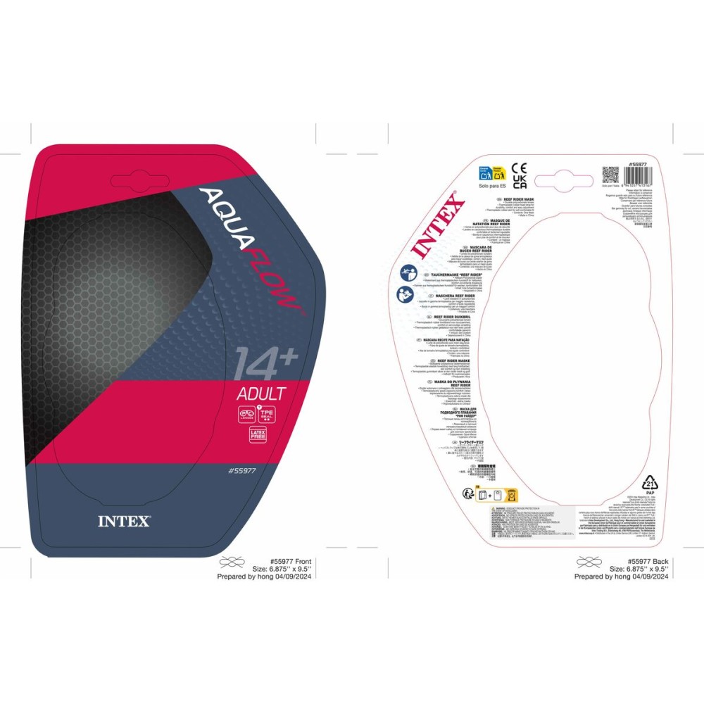 Ochelari de Scufundări RIDER Intex 55975