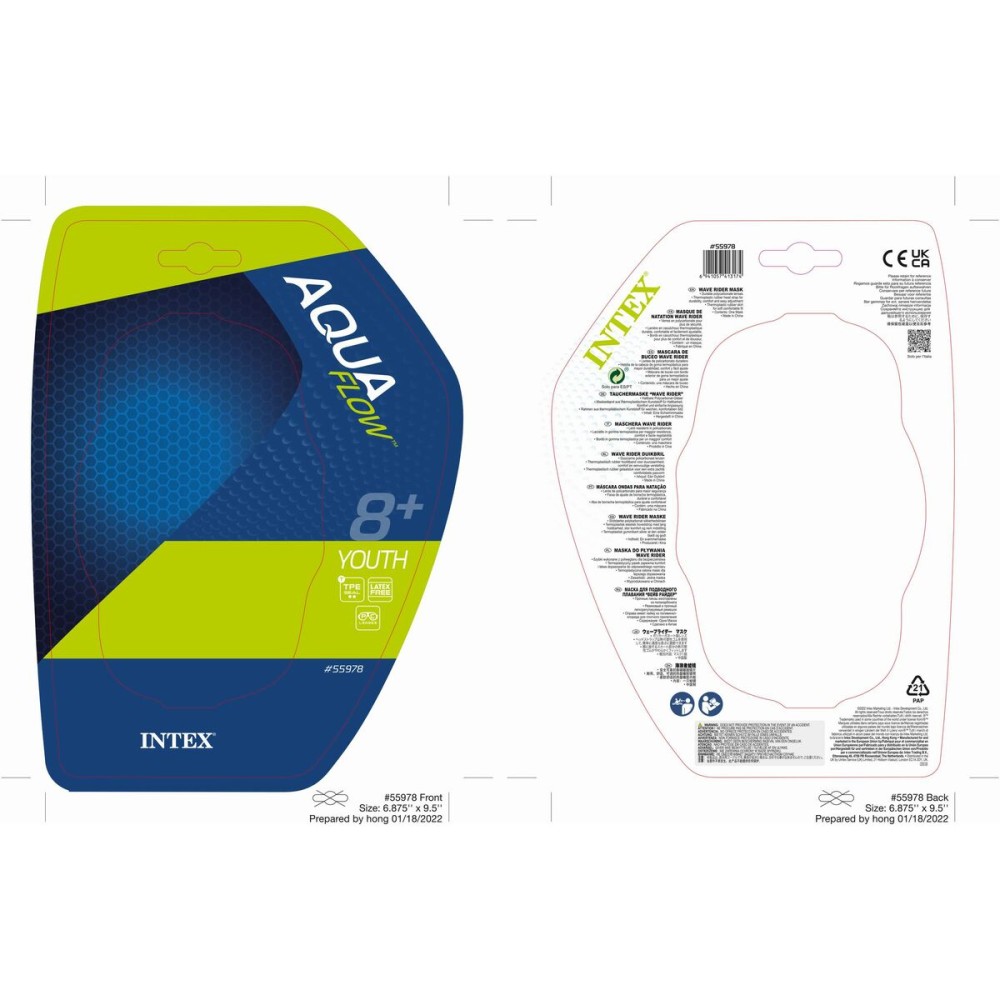 Ochelari de Scufundări WAVE Intex 55978