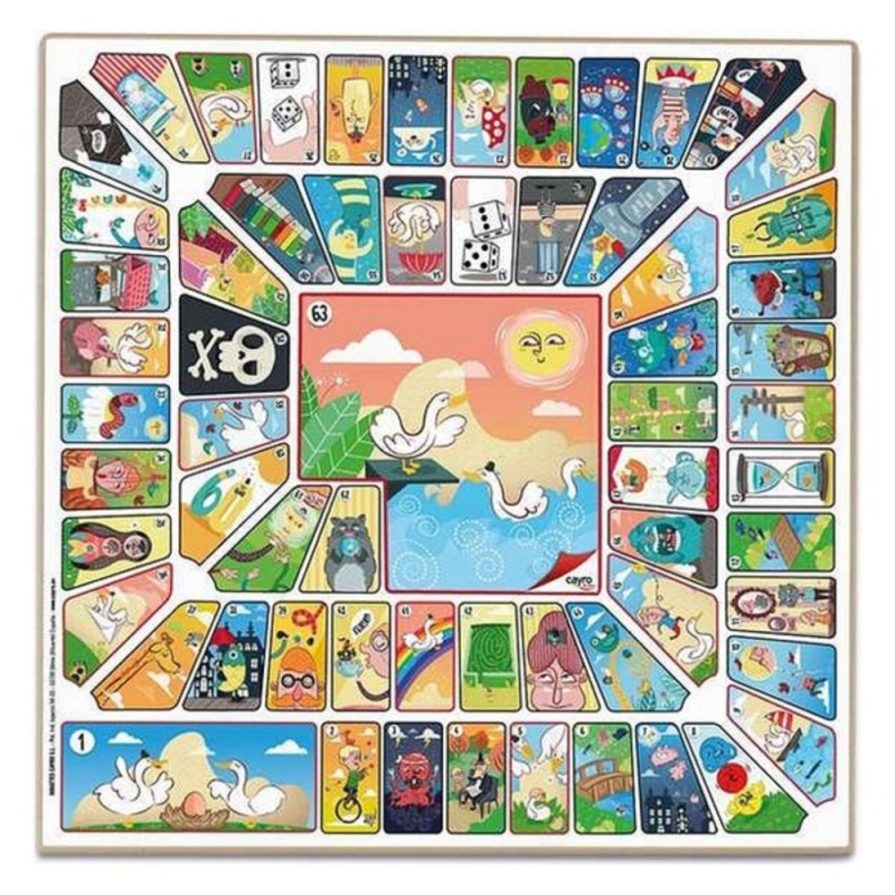 Tablă de Parchís și Oca Cayro T-131/A 33 x 33 cm