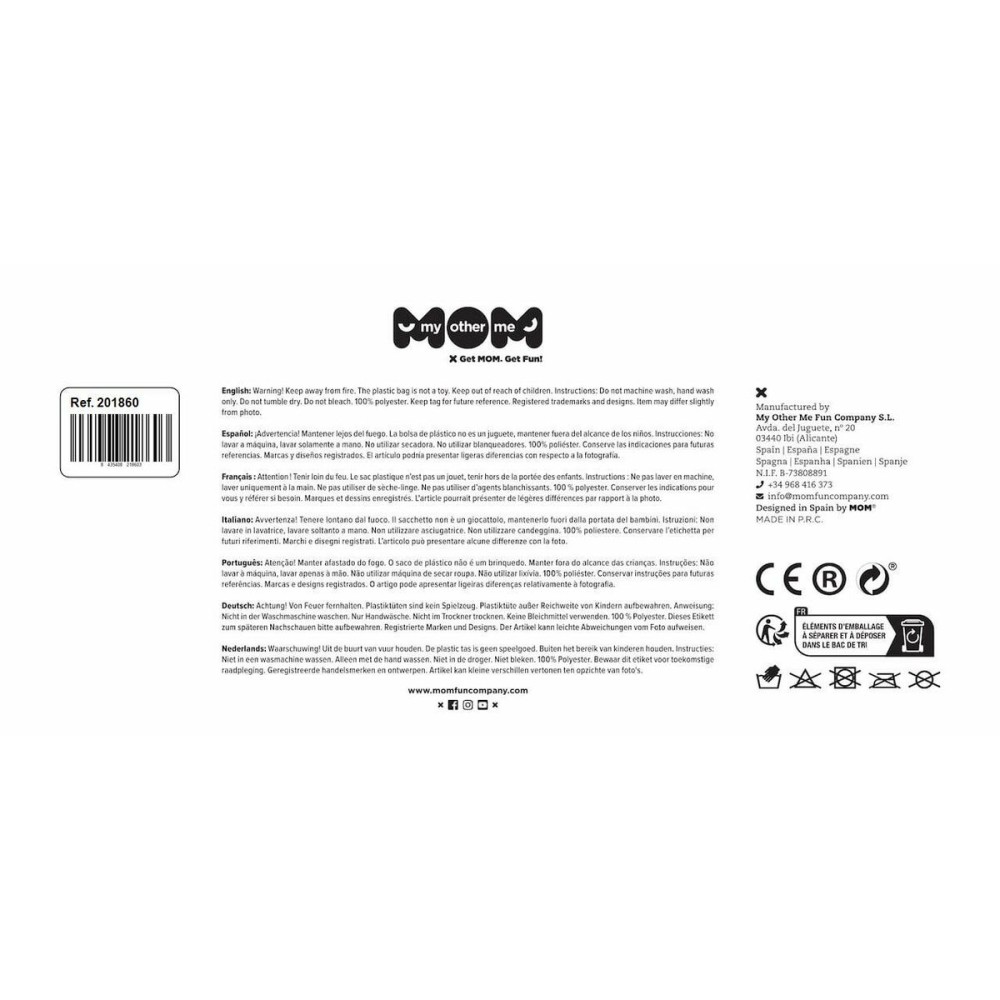 Costum Deghizare pentru Bebeluși Franky My Other Me 7-12 Luni (2 Piese)