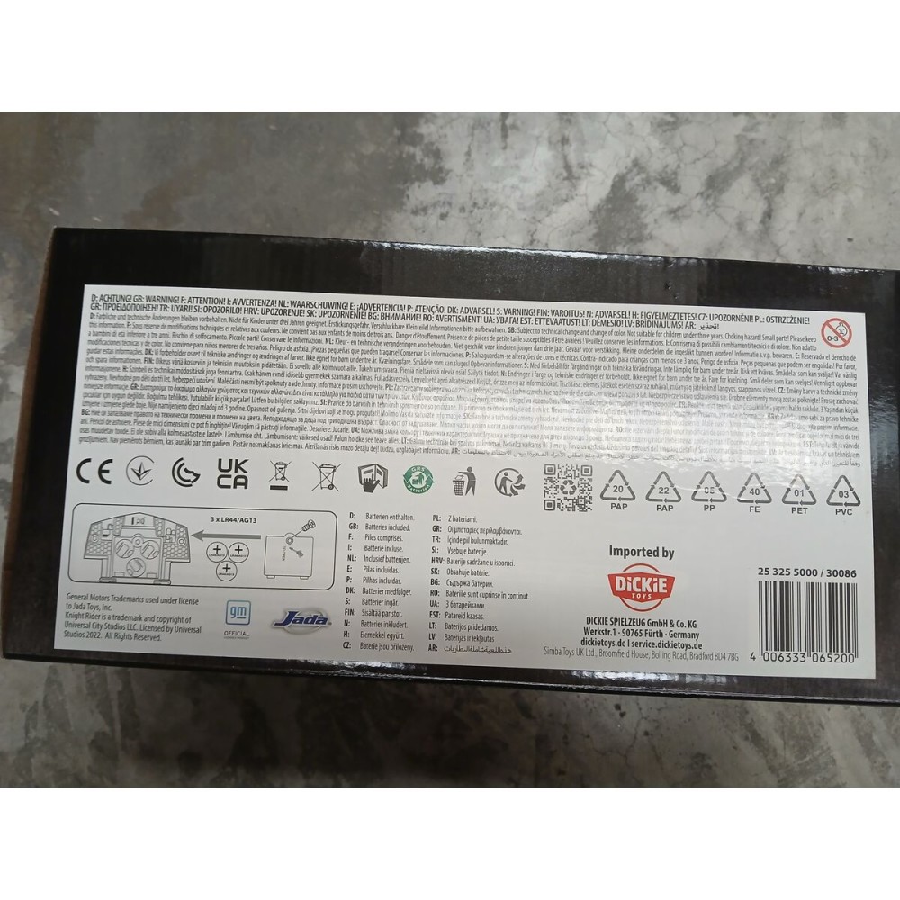 Mașină Hollywood Rides Simba Kitt Knight Rider 1:24 Negru