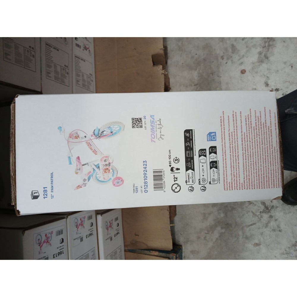 Bicicletă pentru copii Paw Patrol The Paw Patrol 1281 (12")