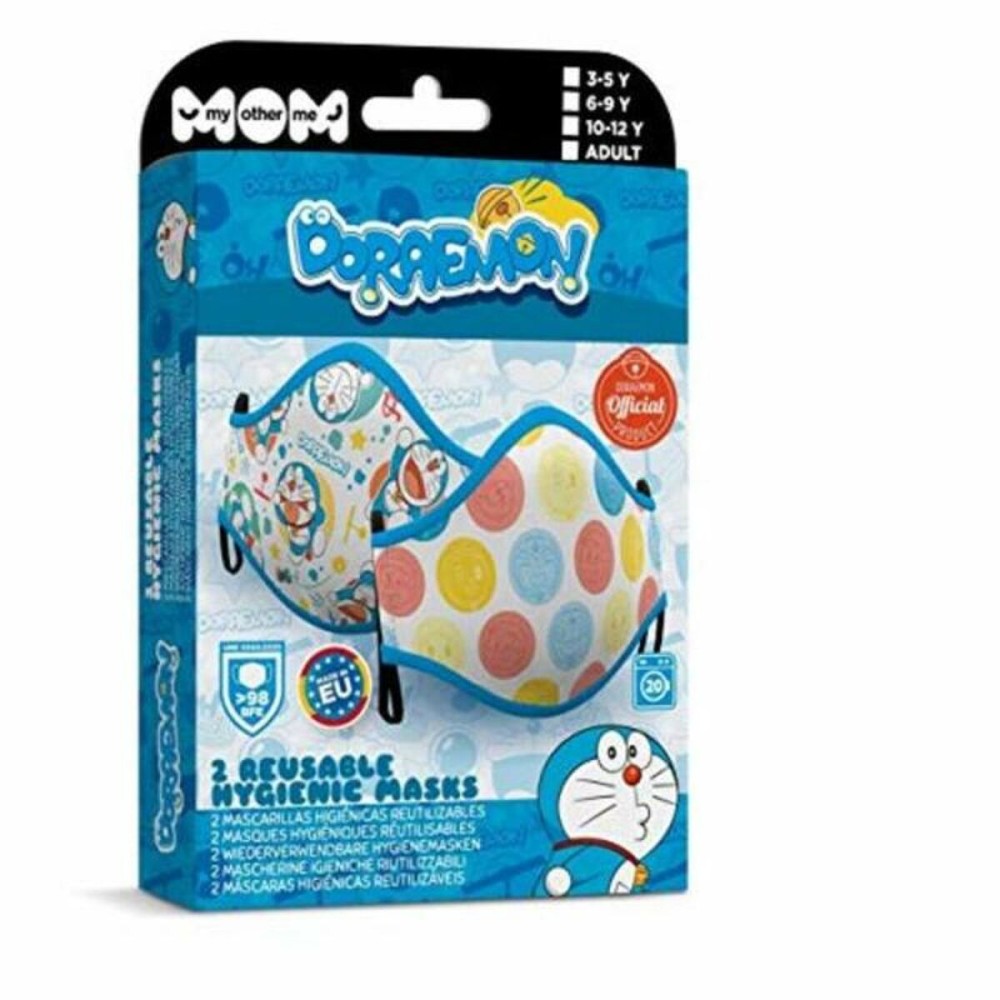 Mască igienică de pânză reutilizabilă My Other Me Doraemon Premium Adult