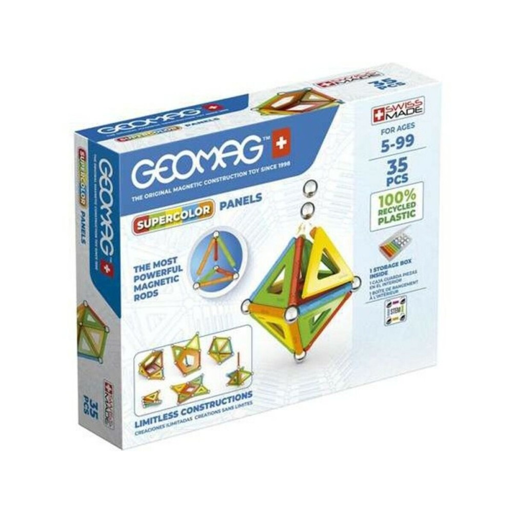 Set de Construcție Geomag Supercolor Panels Magnetic (35 pcs)