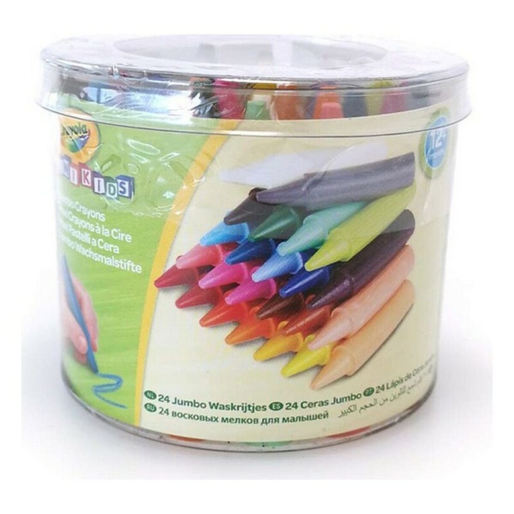 Creioane ceară colorate Crayola 2.0784 Lavabil/ă (24 pcs)