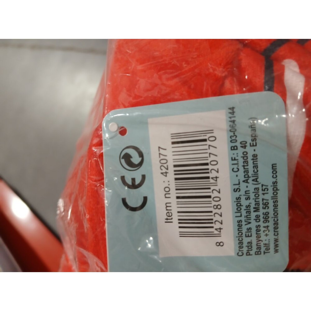 Fotoliu pentru copii Camion de Pompieri 52 x 48 x 51 cm Roșu Acrilic (52 x 48 x 51 cm)