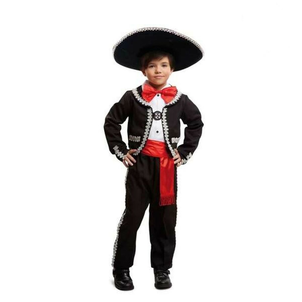 Costum Deghizare pentru Copii 203714 Mariachi 3-4 Ani Negru (4 Piese)