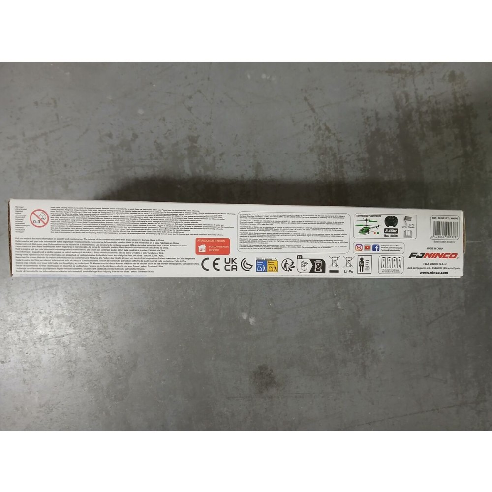 Elicopter Controlat de Radio Chicos NH90137 Negru/Verde