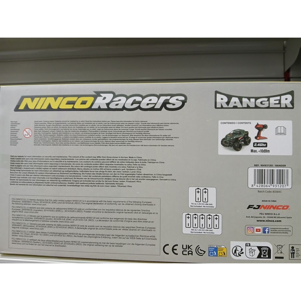 Mașină Radio Control Ninco Ranger Monster 30 x 19 x 16 cm