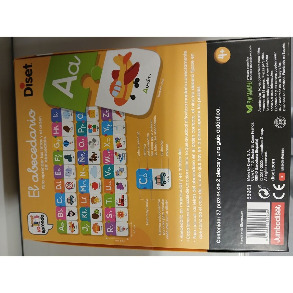 Joc Educativ Diset El Abecedario 54 Piese