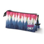 Penar triplu Karactermania Eco Omp! Good Vibes Only Tie Dye Denim (23 x 11 x 10 cm)