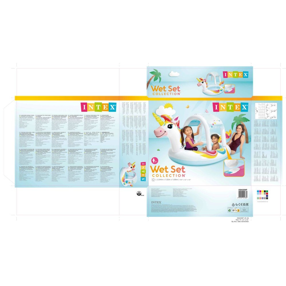 Piscină Gonflabilă pentru Copii Intex Unicorn 254 x 132 x 109 cm (254 x 132 x 109  cm)