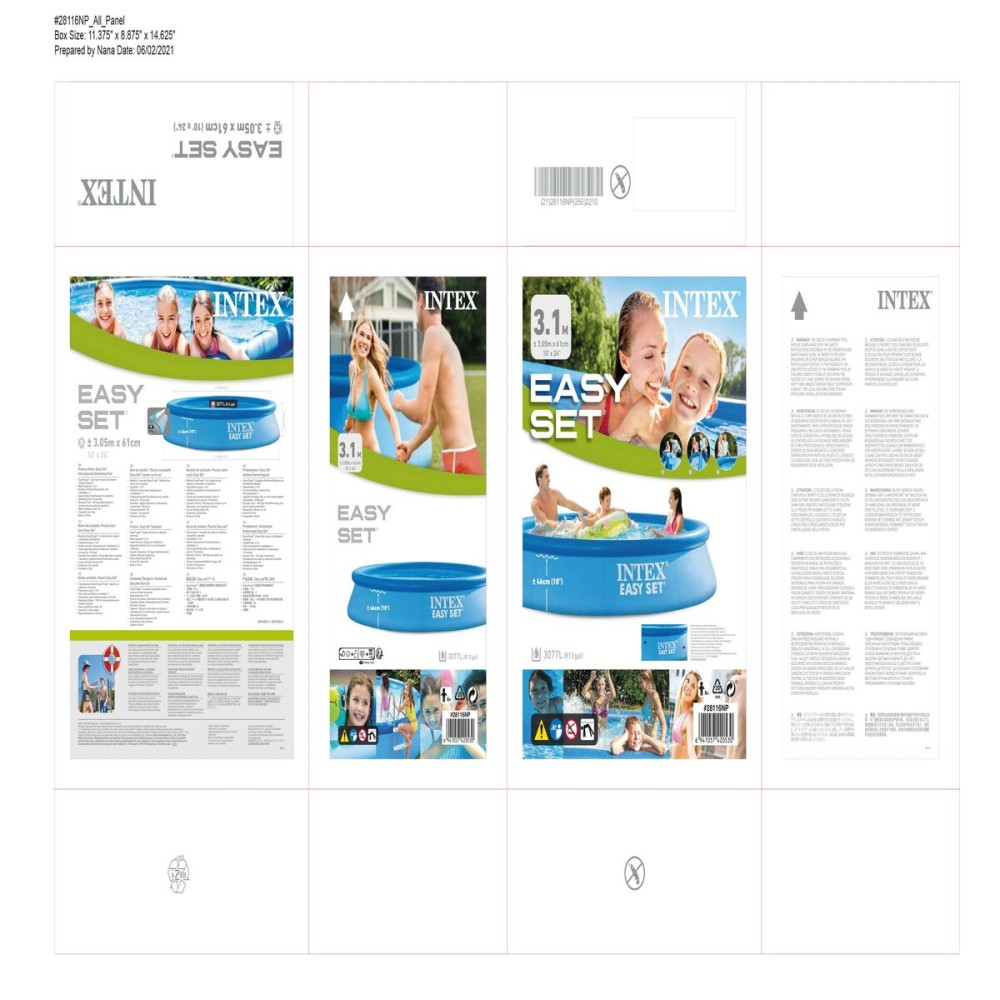 Piscină Gonflabilă Intex Easy Set 3077 l Rotundă (305 x 61 cm)