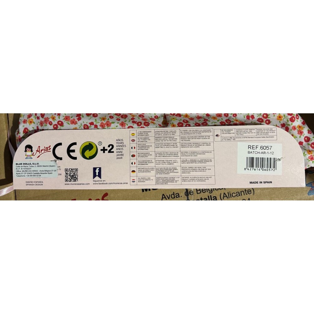 Rochie pentru Păpuși Arias Elegance 50 cm