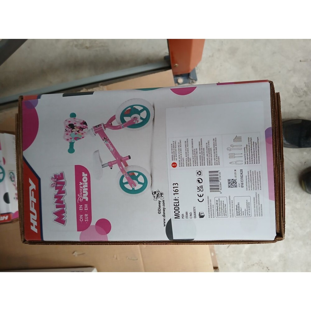 Bicicletă pentru copii Minnie Mouse   10" Fără pedale Roz