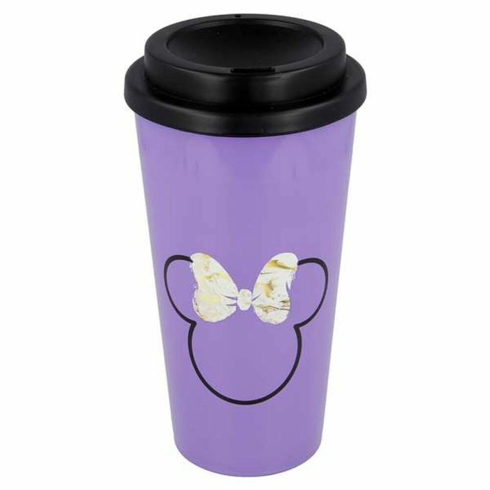 Pahar cu Capac Minnie Mouse 01049 (520 ml)