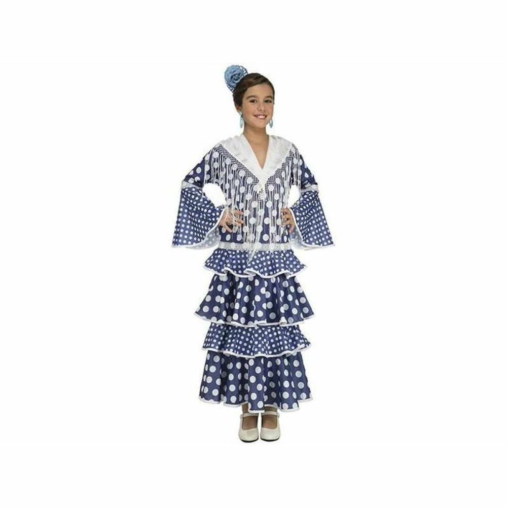 Costum Deghizare pentru Copii My Other Me 204881 Dansatoare de Flamenco Albastru