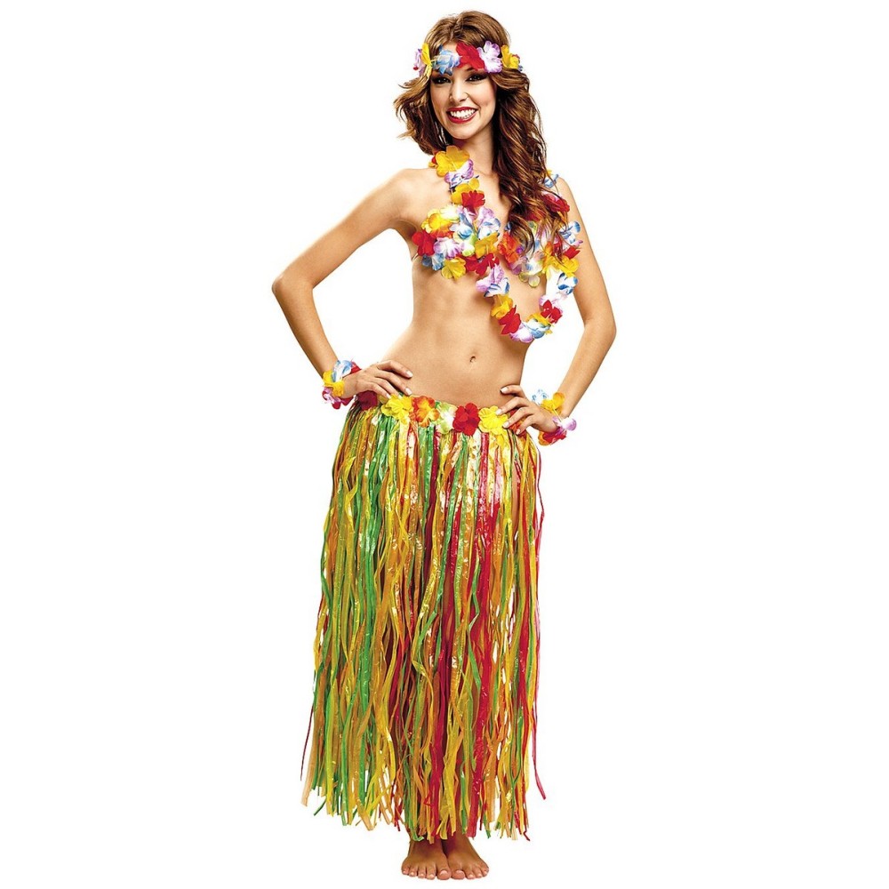 Costum Deghizare pentru Adulți My Other Me Hawaiiană 80 cm (80 cm) Set