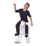 Costum Deghizare pentru Copii My Other Me Ride-On Unicorn 10-12 Ani Alb