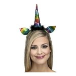 Diademă My Other Me Alb Multicolor Unicorn S