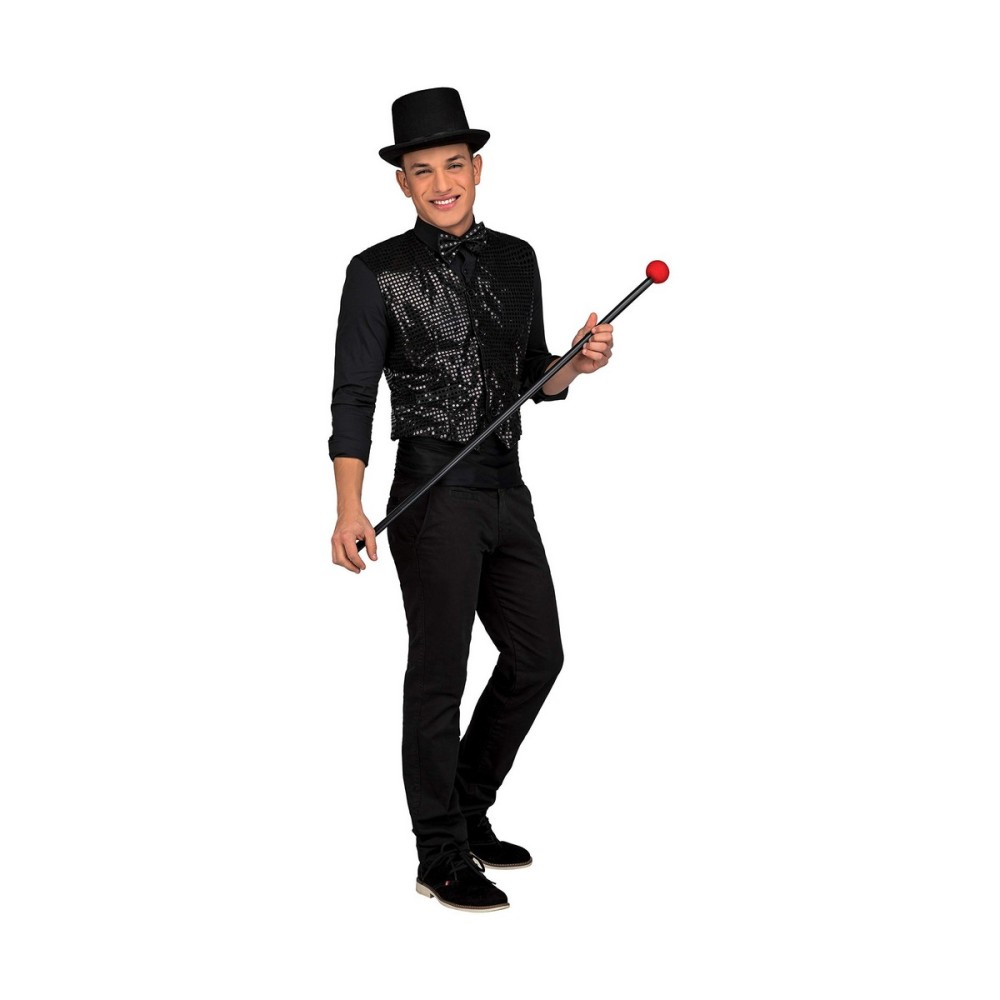 Costum Deghizare pentru Adulți My Other Me Showman Negru Vestă M/L