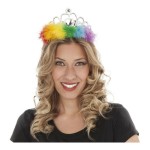 Diademă My Other Me Pride Multicolor Curcubeu Coroană S