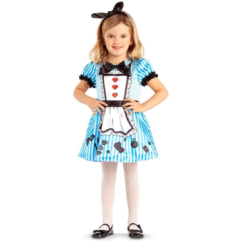 Costum Deghizare pentru Copii My Other Me Alice in Wonderland S 3-4 Ani