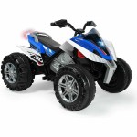 ATV electric Quad Injusa Rage Lumină Albastru Alb 12 V