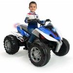 ATV electric Quad Injusa Rage Lumină Albastru Alb 12 V