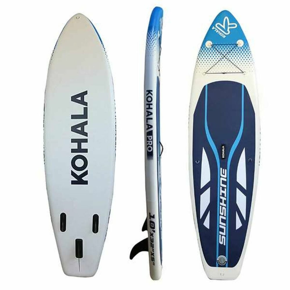 Placă gonflabilă de paddle surf cu accesorii  Kohala Sunshine Alb (305 x 81 x 12 cm)