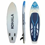 Placă gonflabilă de paddle surf cu accesorii  Kohala Sunshine Alb (305 x 81 x 12 cm)