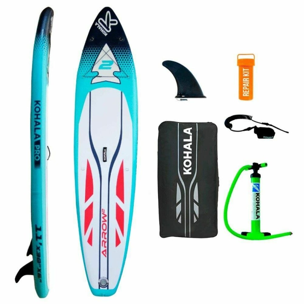 Placă gonflabilă de paddle surf cu accesorii Kohala Arrow 2 Albastru ( 335 x 75 x 15  cm)