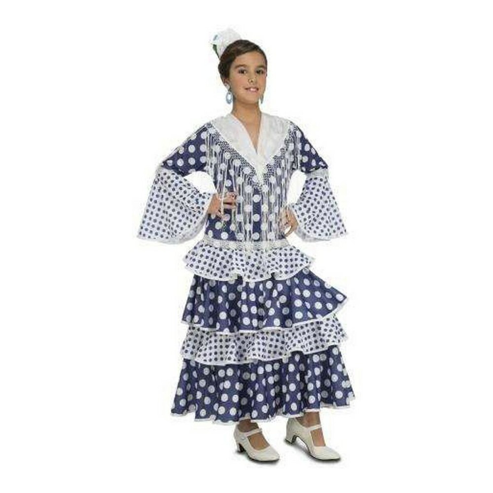 Costum Deghizare pentru Copii My Other Me Soleá Albastru Dansatoare de Flamenco