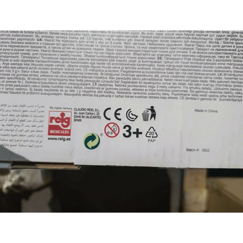 Cărucior pentru Păpuși Reig Dolls Pram Bleumarin 64 cm