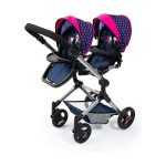 Cărucior pentru Păpuși Reig Albastru Geamănă