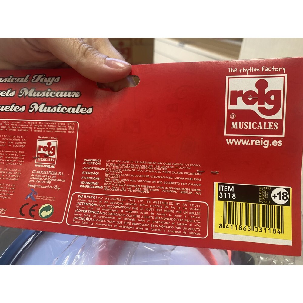 Jucărie muzicală Reig Cilindru Plastic