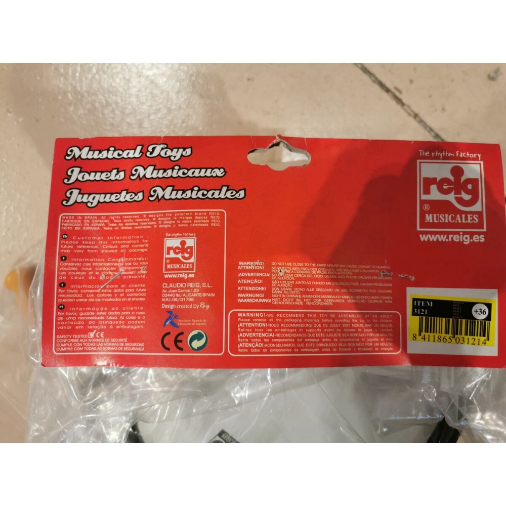 Jucărie muzicală Reig Cilindru Flaut Dulce