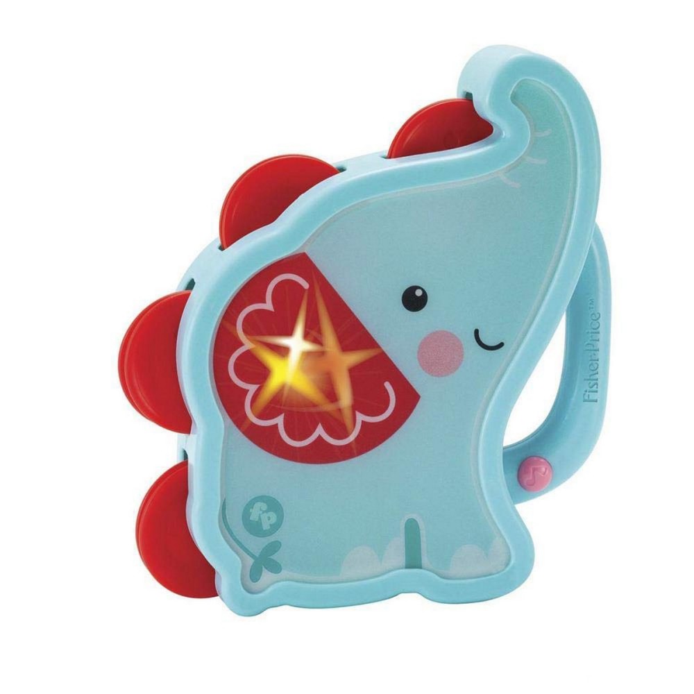 Jucărie muzicală Fisher-Price Plastic Tamburină Interactivă