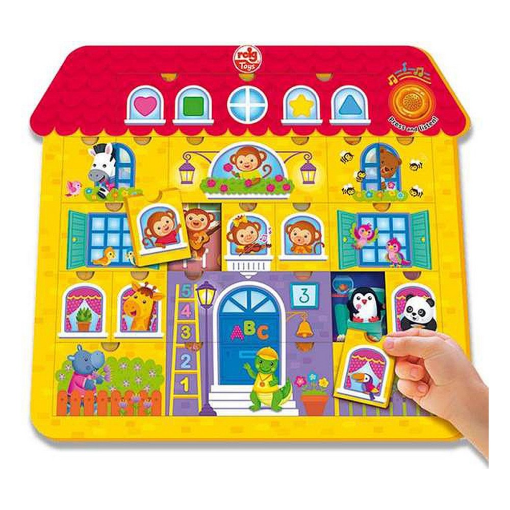 Puzzle Reig Constructor House Muzical 21 Piese 17 x 37 x 41,5 cm (17 x 37 x 41,5 cm)