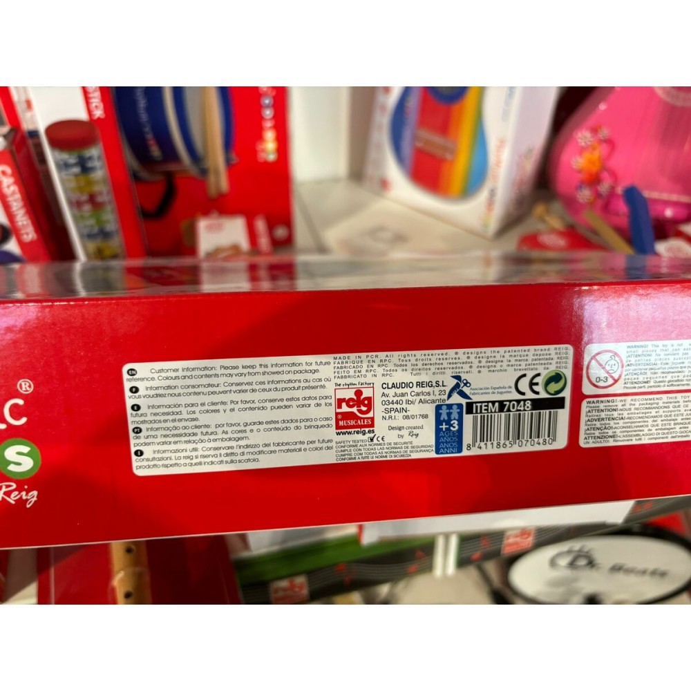 Xilofon Reig Multicolor Lemn Plastic 23 cm