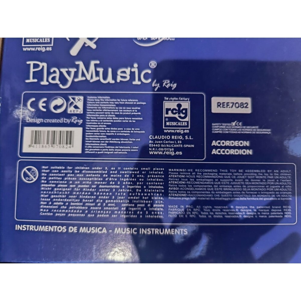 Acordeon Reig Roșu Infantil
