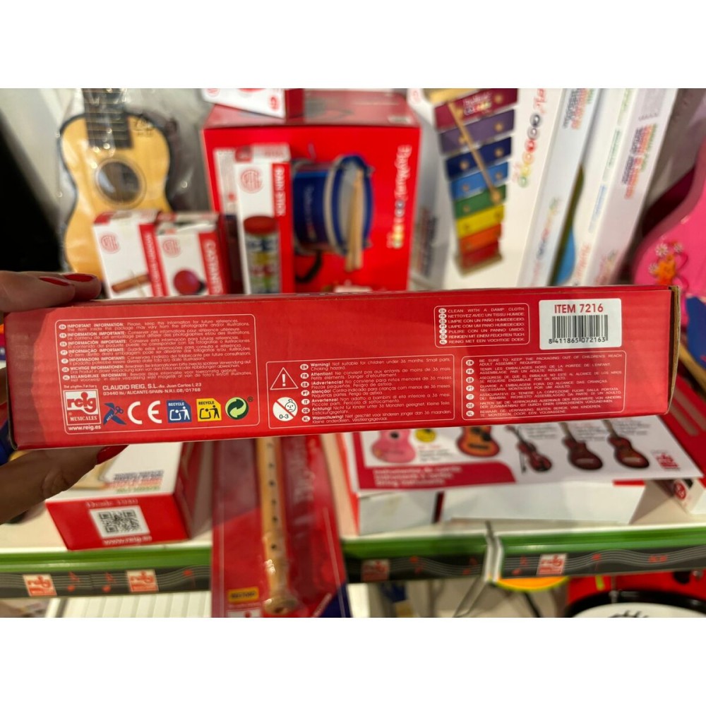 Jucărie muzicală Reig Cilindru Ø 15 cm Plastic 15,25 cm