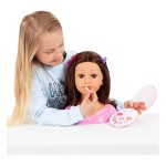 Bust Reig Charlene Super Model Coafură și machiajul Perucă brunetă