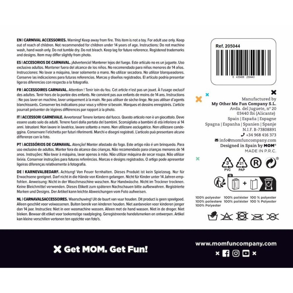 Barbă falsă My Other Me Mărime unică Accesorii pentru Costumație