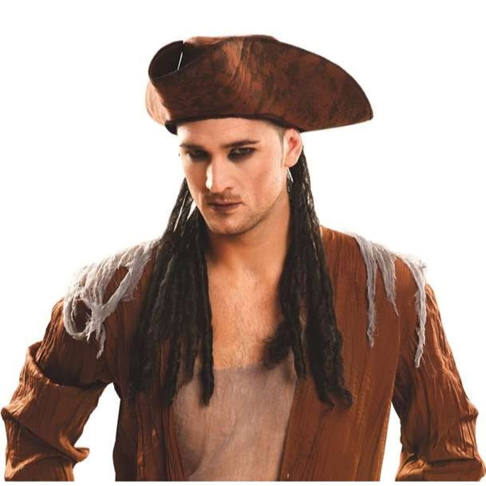 Pălărie My Other Me Pirat Împletituri 58 cm