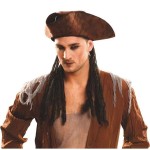 Pălărie My Other Me Pirat Împletituri 58 cm