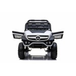 Mașinuță electrică pentru copii Mercedes Benz Unimog Alb 12 V