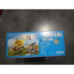 Playset Playmobil 71203 City Life Rescue Helicopter 48 Piese