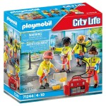 Playset Playmobil 71244 City Life Rescue Team 25 Piese
