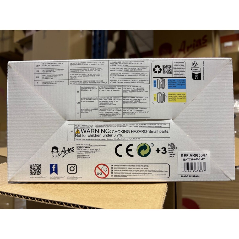 Păpușă de Comuniune Brunetă Arias 42 cm